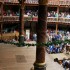 Actors performing at Shakespeare's Globe Theatre, London